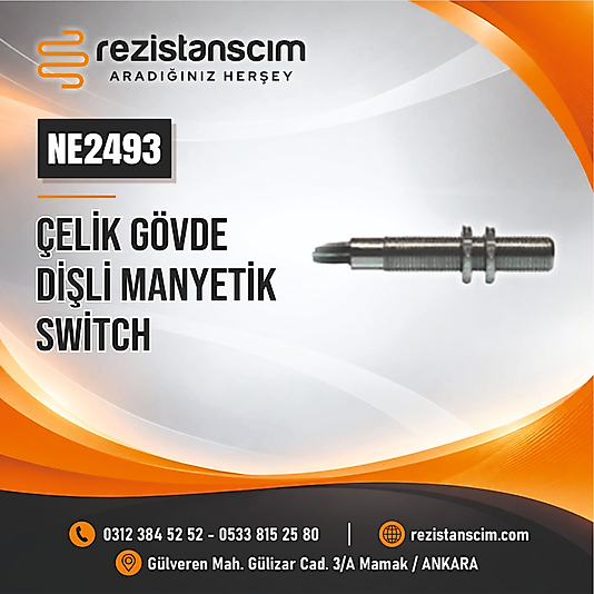 ÇELİK GÖVDE DİŞLİ MANYETİK SWİTCH