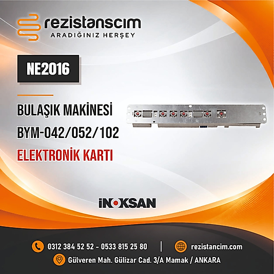 BULAŞIK MAKİNESİ BYM-042/052/102 ELEKTRONİK KARTI