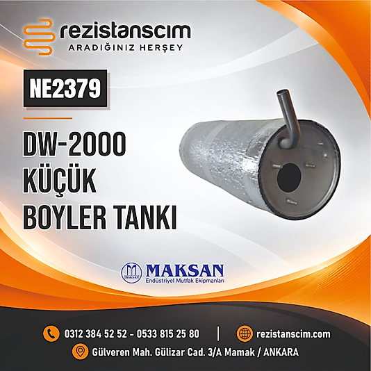MAKSAN DW-2000 KÜÇÜK BOYLER TANKI