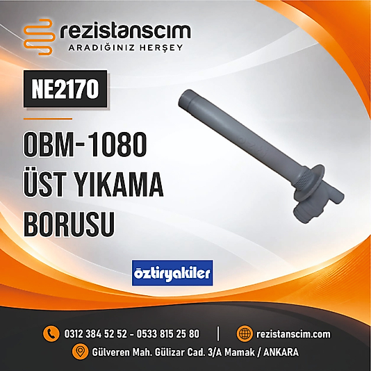 OBM-1080 ÜST YIKAMA BORUSU
