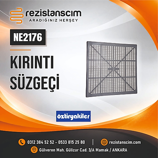 ÖZTİRYAKİLER KIRINTI SÜZGECİ