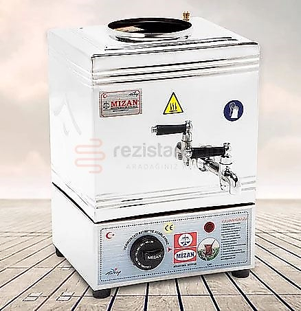 MİZAN 15 LİK ELEKTRİKLİ 10 LT ÇAY KAZANI KROM KAHVECİ