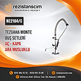 TEZGAHA MONTE DUŞ SETLERİ AÇ - KAPA ARA MUSLUKLU