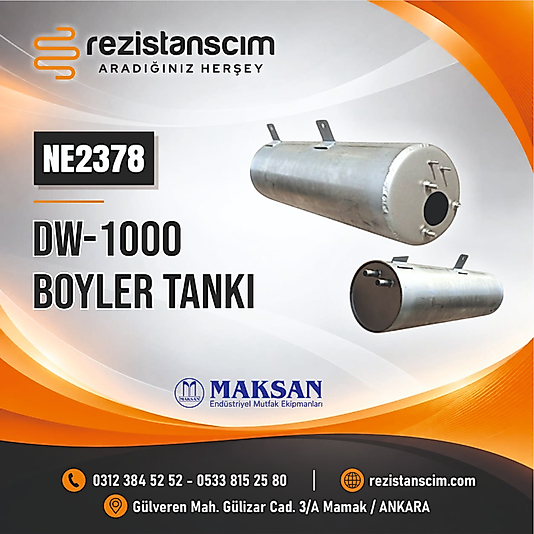 MAKSAN DW-1000 BOYLER TANKI