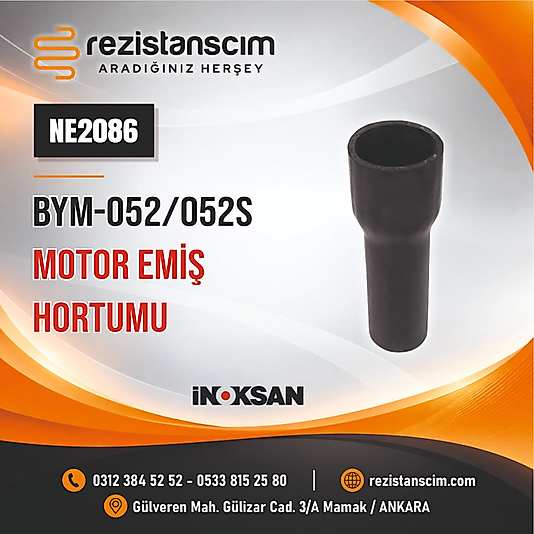 MOTOR EMİŞ HORTUMU BYM-052/052S İNOKSAN
