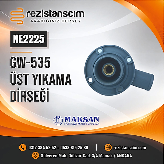 GW-535 ÜST YIKAMA DİRSEĞİ
