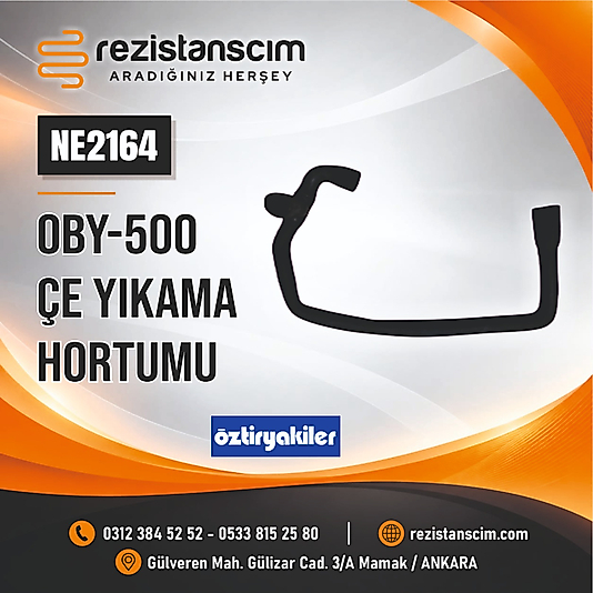 OBY-500 ÇE YIKAMA HORTUMU