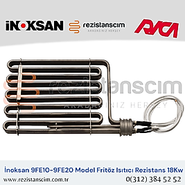 İnoksan 9FE10-9FE20 Model Fritöz Isıtıcı Rezistans 18Kw