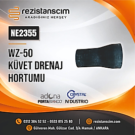 Adona Portabianco Crystal Ndustrio Bulaşık Makinesi KÜVET DRENAJ BORUSU  30x42  TANK DRAINAGE PIPE  30x42  PBW400