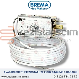 Buz Makinesi Evaparatör Termostat K22 L1082 3 Bacaklı