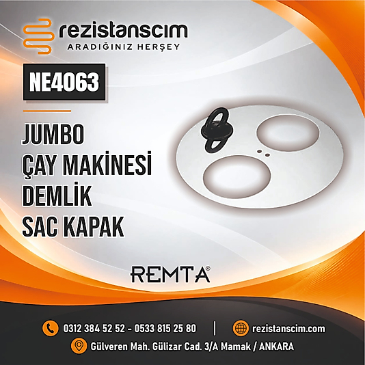 JUMBO ÇAY MAKİNESİ DEMLİK SAC KAPAK