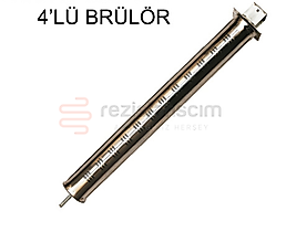 Çay Kazanı 4'lü Alt Baza Brülör 35 CM