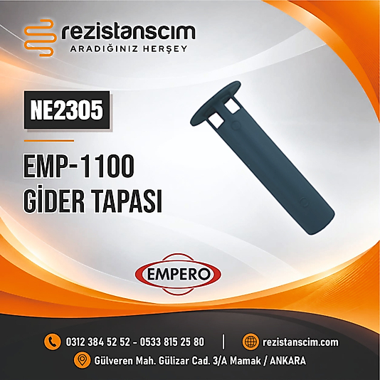 EMPERO BARDAK YIKAMA BYM1100 MAKİNESİ GİDER TAPASI