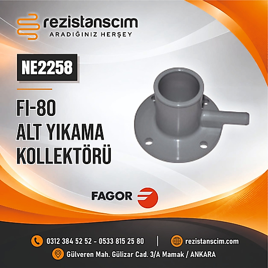 Fagor Bardak Yıkama Makinesi Yıkama Göbeği Alt Tutucu FI-80 Model