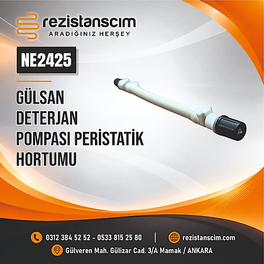 GÜLSAN DETERJAN POMPASI PERİSTATİK HORTUMU