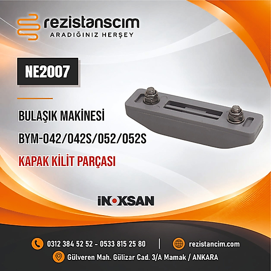 BULAŞIK MAKİNESİ BYM-042/042S/052/052S KAPAK KİLİT PARÇASI