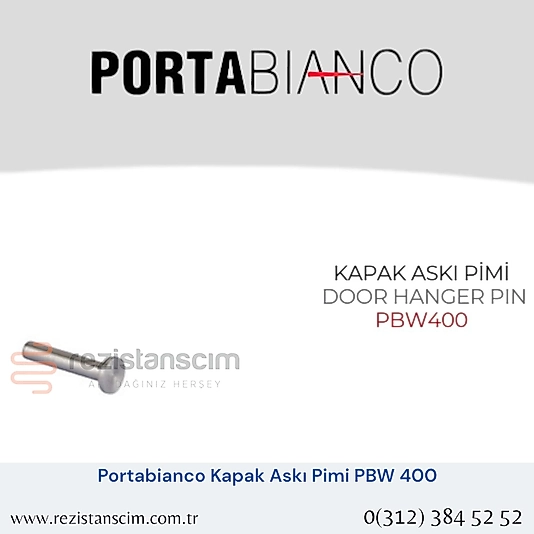 Portabianco Bulaşık Makinesi  KAPAK ASKI PİMİ  DOOR HANGER PIN  PBW400