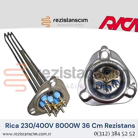 Rica 230/400 v 8000 Watt 36 Cm Rezistans