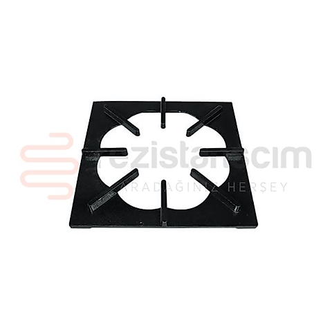 Endüstriyel Mutfak Kuzine Döküm Ocak Üstü - Papatya 60x60 Cm