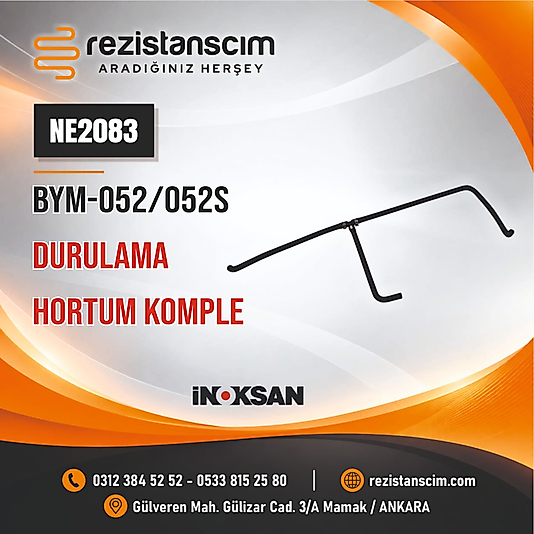 DURULAMA HORTUM KOMPLE BYM-052/052S İNOKSAN