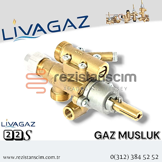 Livagaz 22s Gaz Musluğu
