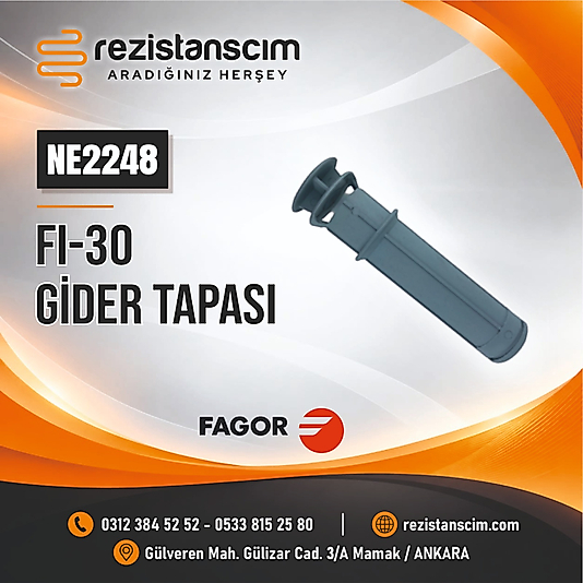 Fagor Bulaşık Makinesi Tahliye Gider Tapası Fı-30 Model