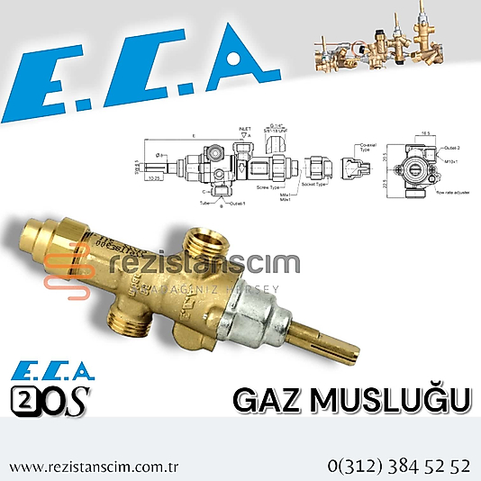 ECA Ventilli -  20 S Musluk Model