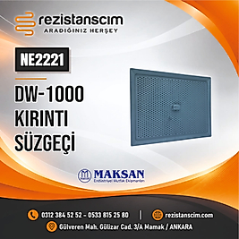 DW-1000 KIRINTI SÜZGEÇİ