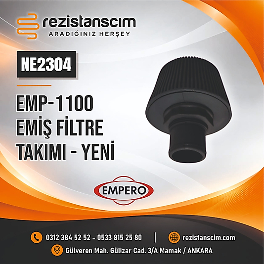 EMPERO - EMİŞ FİLTRE TAKIMI YENİ - BARDAK YIKAMA EMP-1100