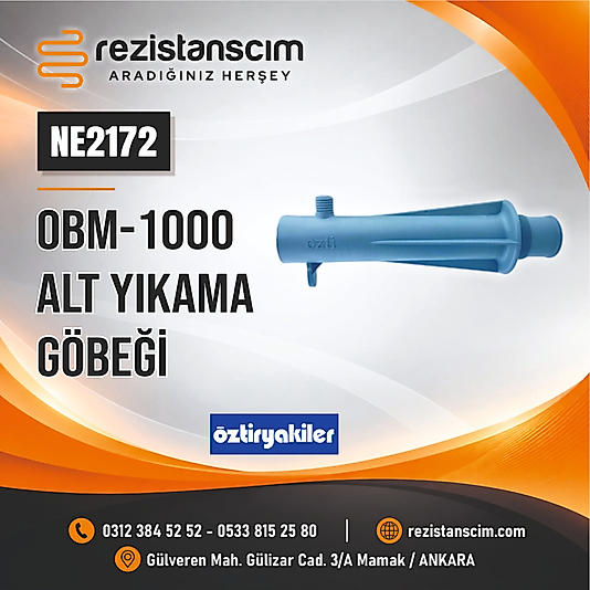 ÖZTİRYAKİLER - OBM-1000 YIKAMA GÖBEĞİ