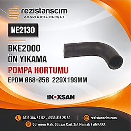 ÖN YIKAMA POMPA HORTUMU BKE2000 EPDM Ø68-Ø58  229x199mm