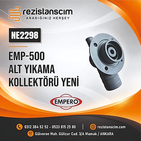 EMPERO 500 ALT YIKAMA KOLLEKTÖRÜ YENİ TİP