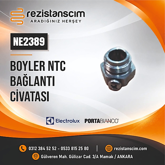 ELECTROLUX PORTABİANCO BOYLER NTC BAĞLANTI CİVATASI