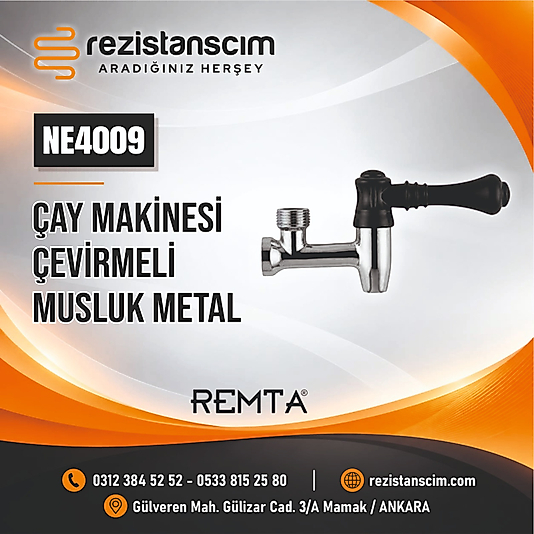 ÇAY MAKİNESİ REMTA ÇEVİRMELİ MUSLUK (METAL)