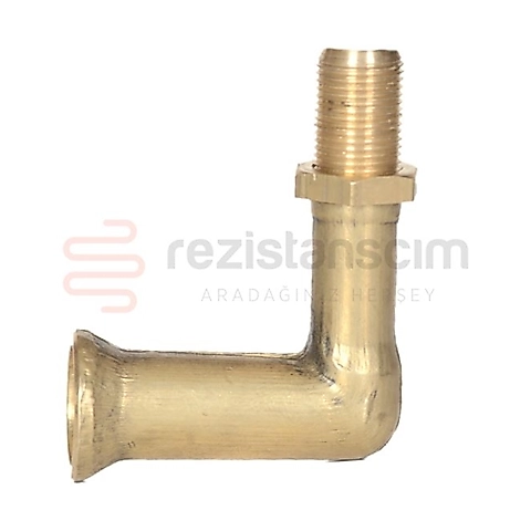 Çay Makinesi Dem Kabı Pirinç Dİrsek 1/1/4