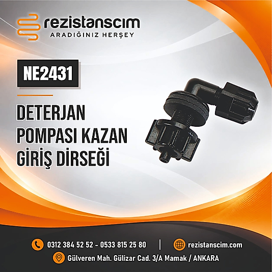 DETERJAN POMPASI KAZAN GİRİŞ DİRSEĞİ