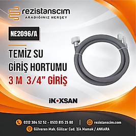 TEMİZ SU GİRİŞ HORTUMU 3 METRE