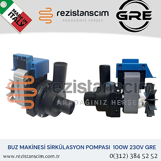 Gre Buz Makinesi  Sirkülasyon Pompası 230v 100 Watt