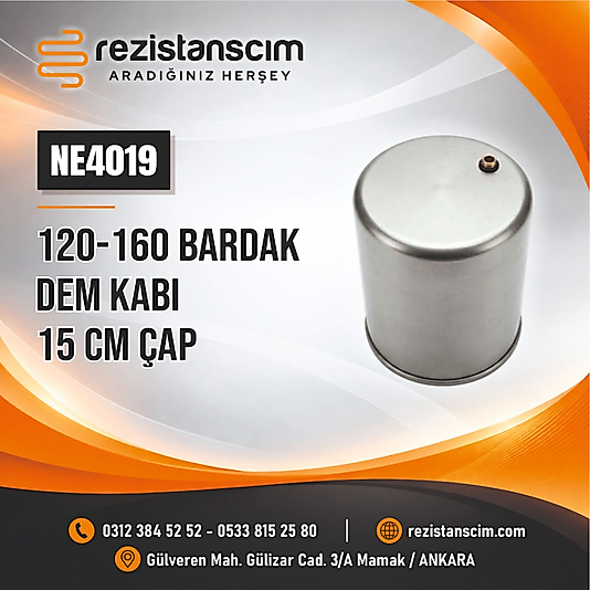 120-160 BARDAK DEM KABI - 15 CM ÇAP
