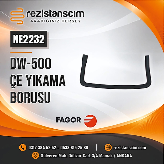DW-500 ÇE YIKAMA BORUSU