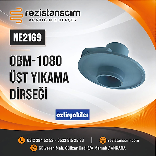 ÖZTİ - OBM-1000 ÜST YIKAMA DİRSEĞİ YENİ MODEL