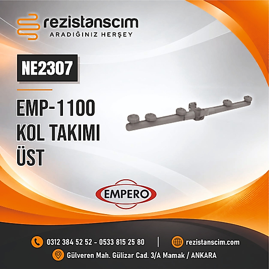 EMPERO BARDAK YIKAMA EMP-1100 DURULAMA YIKAMA KOL TAKIMI ÜST