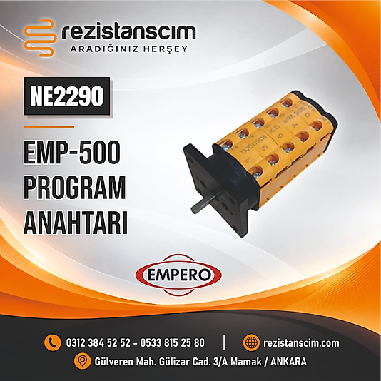 Empero Bulaşık Makinesi 5 Programlı Şalter