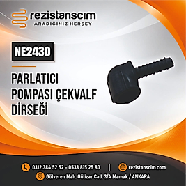 PARLATICI POMPASI ÇEKVALF DİRSEĞİ
