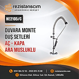 DUVARA MONTE DUŞ SETLERİ AÇ - KAPA ARA MUSLUKLU