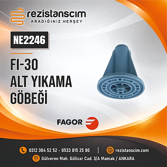 Fagor Bulaşık Makinesi Yıkama Kolu Alt Göbek Fı-30 Model