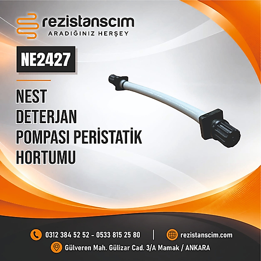 NEST DETERJAN POMPASI PERİSTATİK HORTUMU