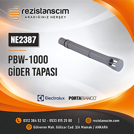 ELECTROLUX PORTABİANCO PBW-1000 GİDER TAPASI