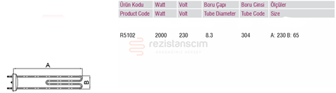 AEG Bulaşık Makinesi Anatank Rezistans 2.850 Watt