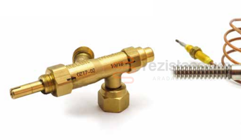 Özgür Emniyet Ventilli Gaz Muslukları 3/8 GİRİŞ- PİLOTSUZ